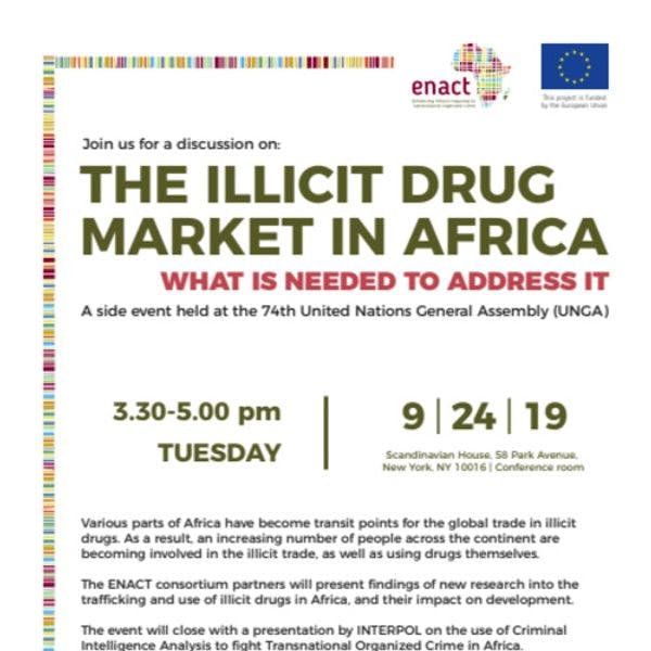 The illicit drug market in Africa: What is needed to address it
