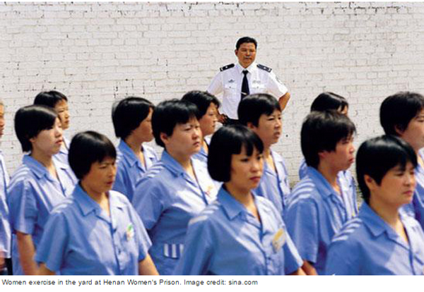 China: el número de mujeres en prisión sube diez veces más rápido que el de los hombres