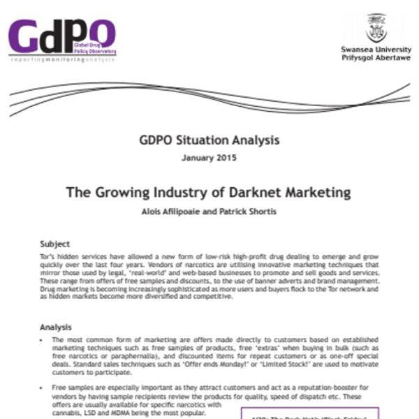 The growing industry of darknet marketing