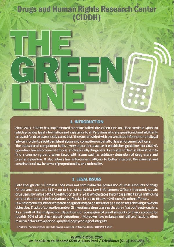 The Green Line hotline