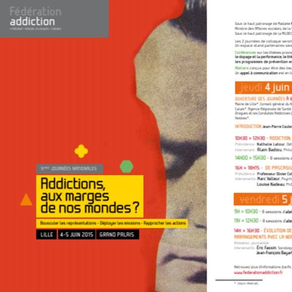 5èmes Journées nationales: Addictions, aux marges de nos mondes?
