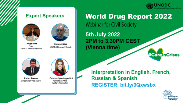 Civil society webinar on the World Drug Report 2022