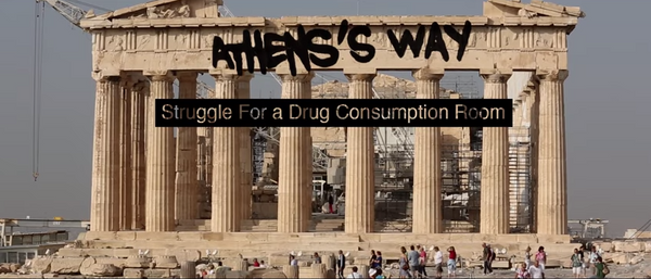 Lucha para rescatar la sala de consumo de drogas en Atenas