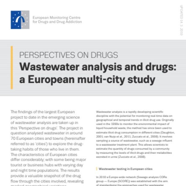 Wastewater analysis and drugs — a European multi-city study (2019 Update)