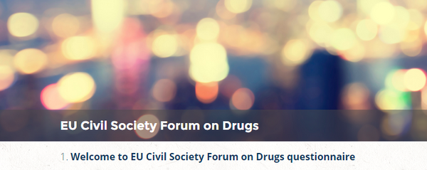 Survey by the Civil Society Forum on Drugs‏